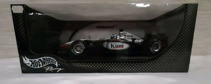 Vintage Hot Wheels Diecast 1:18 Formula 1 McLaren.. Driven by Kimi Raikkonen. Part of the Hot Wheels 2002 Collection