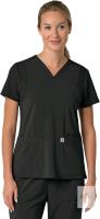 New Size 3XL Reg Women's CARHARTT Force Cross-Flex Flex Panel V-Neck Scrub Top