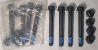 Hex Head Flange Bolts & Nuts , 5.5"&times;3/4" . 8 Bolts & 8 Nuts - New