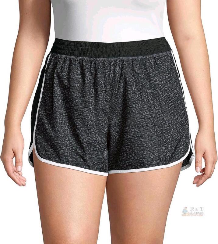 New Size 4XL (26W/28W) Women's HANES Just My Size Active Shorts, Elastic Waist Drawstring
