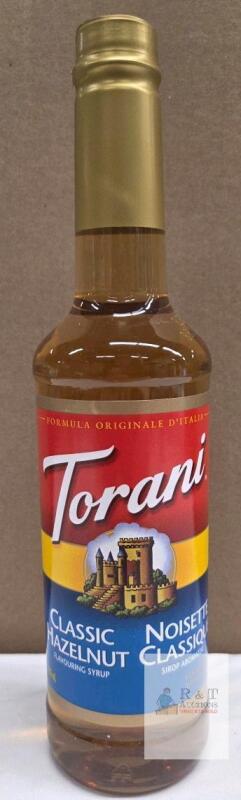 New Torani Classic Hazelnut Flavouring Syrup (BB 2027 MA 19)