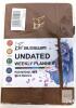 New Bleswin Undated A5 Weekly, Vegan Leather Hardcover Planner with Sticker Tabs, Organizer Notebook, Weekly Goals Planner, Daily Planner, To Do List, Habit Tracker, Aesthetic, School or Office - 3