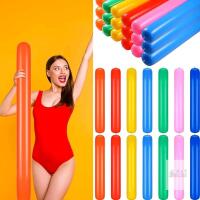 New Leyndo 42 Pcs Summer Pool Noodle 41.3 Inch Colorful Pool Inflatable Sticks PVC Swimming Noodles for Adult Beach Lake Outdoor Party Water Games Toy