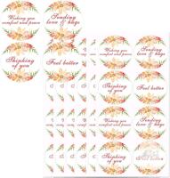New Pack of 504 2-Inch Sympathy / Greetings Labels | Wishing You Comfort And Peace, Sending Love & Hugs, Thinking Of You, Feel Better | Gift Stickers, Well-Wishing