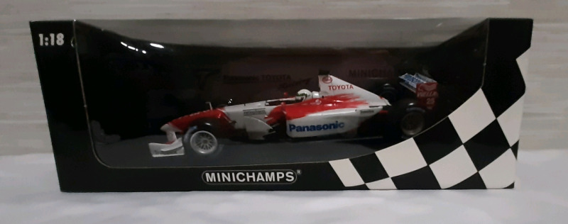 Vintage Diecast MINICHAMPS 1:18 Formula 1 Toyota.