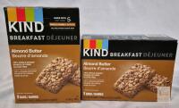 BB MAY 26 2 NEW KIND Almond Butter Breakfast Bars 8-Count, boxes may have creasing Gluten Free, Non-GMO, 200g Twin-Pack Boxes