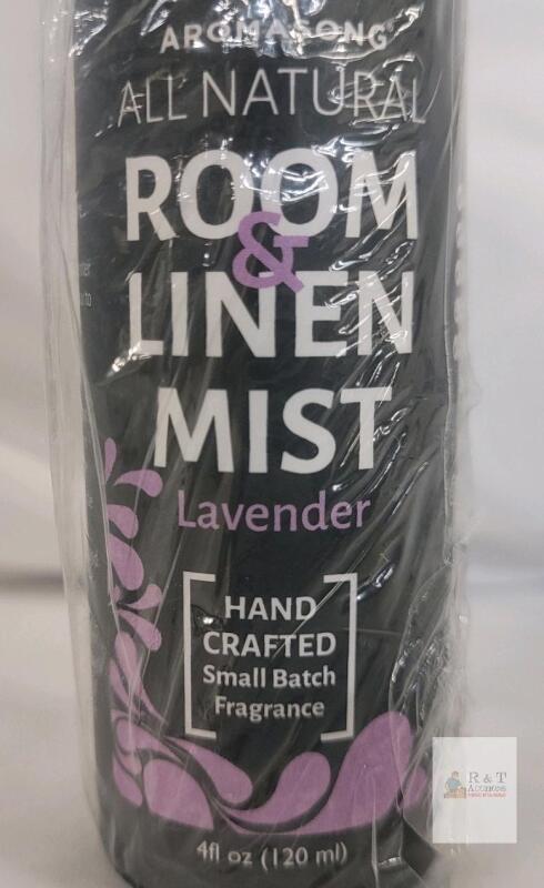 Aromasong Lavender Room & Linen Mist, 4oz, Hand Crafted, Non-Toxic, All Natural