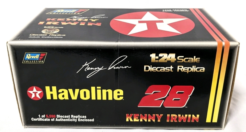 Vintage KENNY IRWIN #28 1998 Texaco Havoline Ford Taurus Limited Edition 1:24 Scale Diecast Replica (1 of 5,598)