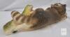 Vintage Hand-Painted Ceramic Raccoon Wall Plaque 12" . Signed " Dec 83 " Figurine Hanging Decor - 3