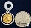 New Stamped S925 Platform 9&frac34; Harry Potter-Themed Spinning Charm For Charm Bracelets, 1.15" Long - 3