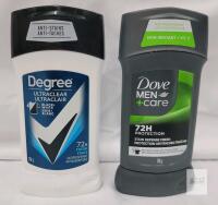 Degree Ultraclear Black+White & Dove Men+Care Stain Defense Fresh 76g Antiperspirants