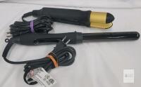 Two (2) Curling Irons . Tested Working