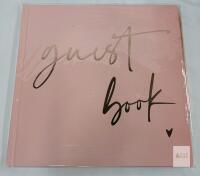 New - Hard Cover Guest Book w/Pen . Great for Cottage , Wedding , Party etc etc