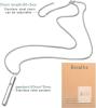 New Breathing Necklace Quit Smoking Aid &ndash; Stainless Steel Stress Relief Pendant for Meditation, Anxiety Relief Items, Quit Vaping Device, Men's Long Necklace for Relaxation & Stop Smoking - 2