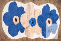 New Washable Plush Irregular Floral Rugs With Non-Slip Backing, 23.6" &times; 15", Perfect For Bedrooms, Under Pet Dishes, In The Bathroom ++