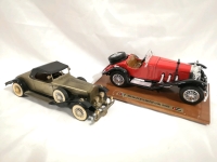 2 Vintage Model Cars - Mercedes-Benz SSK 1928