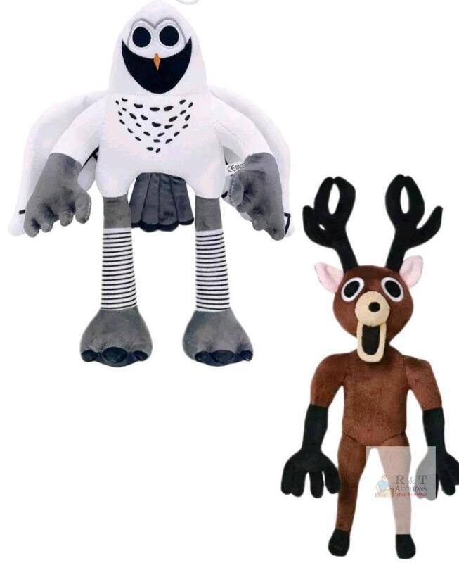 New 99 Nights in The Forest Roblox Horror Survival Game 2-Pack Plushies, 13" Tall