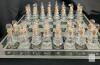 WOW! 3 Hungarian Handblown Glass Mini Bottle Chess Games, At Least 1 Set Complete, 80+ 2.7" Bottles & Many Multiple Glass-Topped Corks & Extra Corks, Boards 17.75" &times; 17.75" - 2