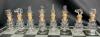 WOW! 3 Hungarian Handblown Glass Mini Bottle Chess Games, At Least 1 Set Complete, 80+ 2.7" Bottles & Many Multiple Glass-Topped Corks & Extra Corks, Boards 17.75" &times; 17.75" - 4