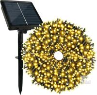 New Tcamp 33FT Waterproof 100LED Outdoor Solar Lights with 8 Lighting Modes Memory Function for Wedding Party Garden Decorations (Warm White)<br/>