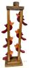 Handmade Folk Art Wooden Cardinal Bird Dropper Marble Run / Kinetic Art 21.25" Tall - 2