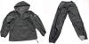 Size MED Women's Wellbridge Club & Spa-Branded Jerzees Quarter Zip Hooded Pocket Windbreaker Jacket & Size Large Holloway Nylon Elastic Waist Windbreaker Pants