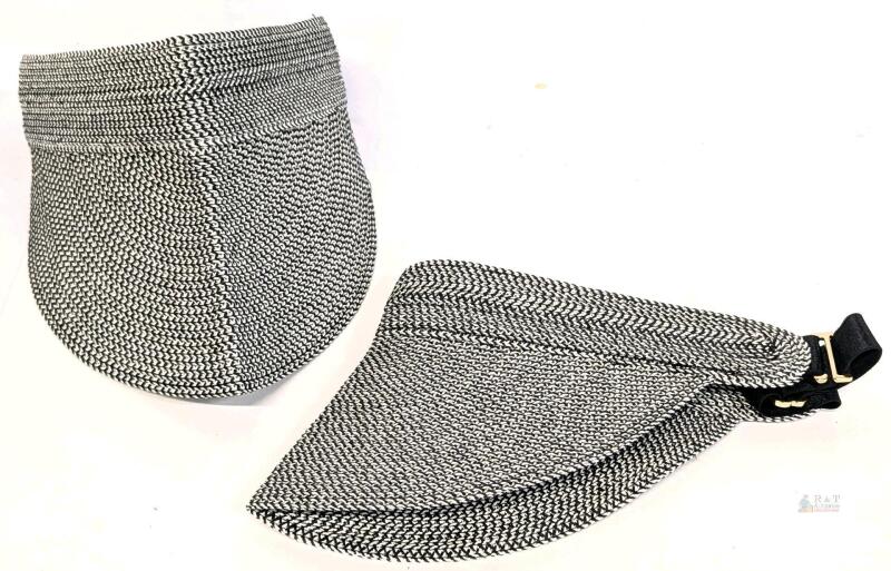 2 New O/S Adjustable Unisex Sun Visors