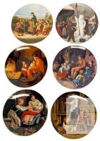 6 Vintage 1980s Ankers Erbe Suisse Langenthal Suisse Bradex Decorative Collector's Plates