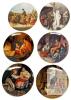 6 Vintage 1980s Ankers Erbe Suisse Langenthal Suisse Bradex Decorative Collector's Plates