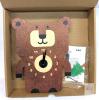 New Modern Moose 3D Wooden Bear Wall Clock With Pine Tree Pendulum, 11" Tall (Not Including Pendulum) - 2