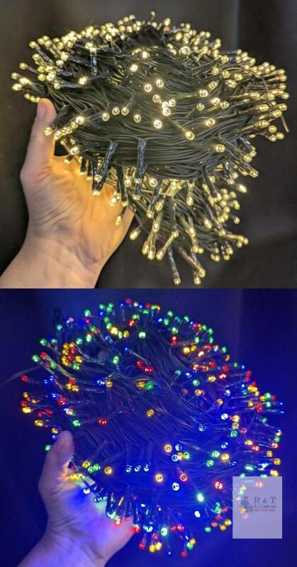 New Bundle of Warm White / Multicolor Indoor/Outdoor Lights, Unknown Length, With Multiple Modes / Switch Between Colours