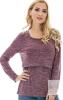 New Size XL Women's Bearsland Maternity Nursing Tops, Lightweight Knit Long-Sleeve Shirts With Easy Access For Nursing