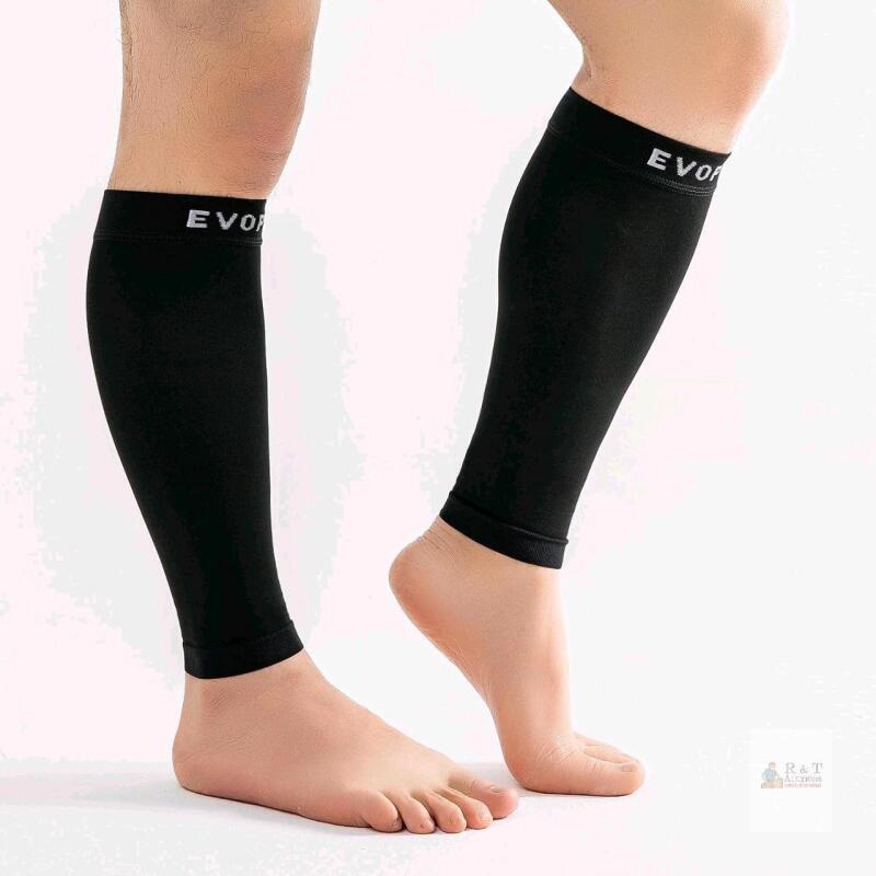 New Size SM Unisex 1 Pair Wide Leg Compression Socks for Men Women 15-20mmHg for Leg Support Pain Relief