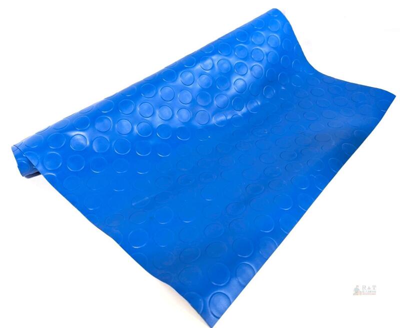 New 17.5" Wide &times; 79" Long PVC Pool Ladder Mat - Non-Slip, 1.5-1.6mm Thick - Cuttable, Waterproof - Protects Liner, For Pool/Door/Bathroom