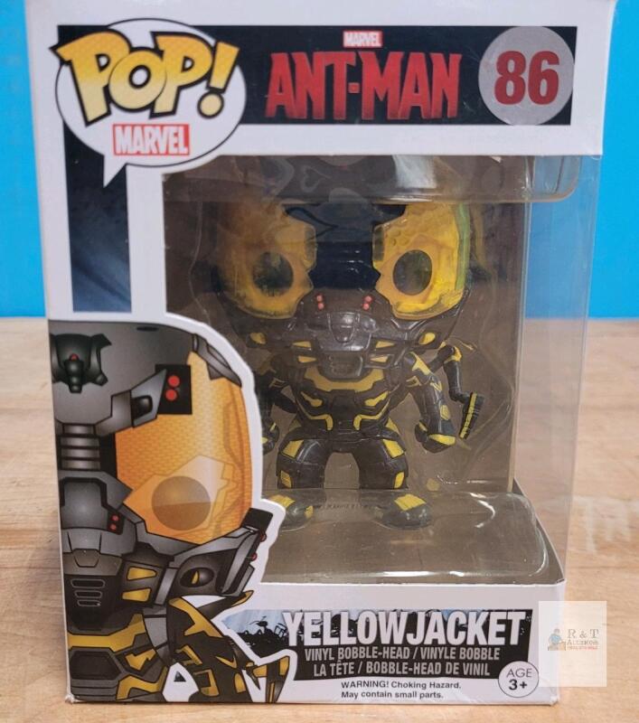 Funko Pop! Marvel Ant-Man #86 Yellowjacket Vinyl Bobble-Head Figure, 4-inch, 2015 Release