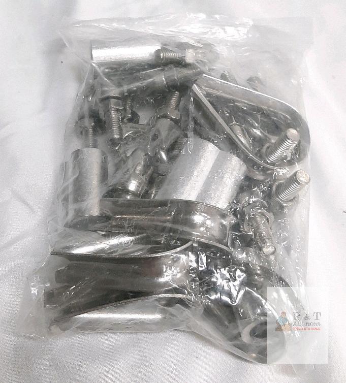 M10 Wire Rope Accessory Set, Includes Clamps, Thimbles & Sleeves, Fits 3/8" (10mm) Rope,