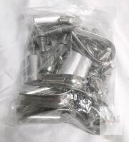 M10 Wire Rope Accessory Set, Includes Clamps, Thimbles & Sleeves, Fits 3/8" (10mm) Rope,