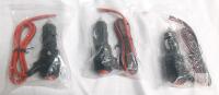 12V Car Cigarette Lighter Power Adapter Plugs with On/Off Switch, 2FT 16AWG Cable, 10A Fuse
