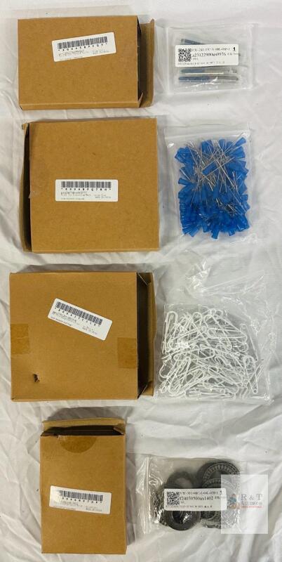 Mix lot including new Blunt Tip Dispensing Needles 100-Pack Blue 18-22 Gauge Stainless, Batch pts240718t015777