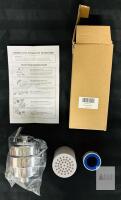 Universal 15-Stage Shower Head Water Filter Kit, 2.5 GPM, Chrome, Standard 1/2" NPT,
