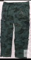New - Men's Sz. 40&times;34 Black / Dark Grey Camo Pants , 8 Pockets . 100% cotton