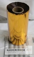 5" x 400ft Gold Tone Hot Stamping Foil Roll, New, Serial: pts240929tt000332