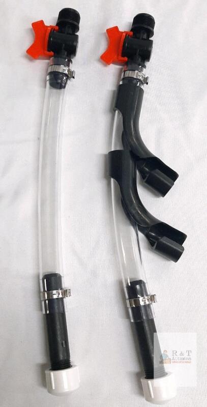 Racing Fuel Jug Hose Kit w/ Ball Valve & Angled Spout for 5 Gal LC2, Jegs, VP Jugs, X004LDTTIR