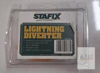 new Stafix 821956 Lightning Diverter &ndash; Protects Electric Fences, Easy Installation, Includes Hardware