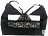 New Size LG Women's ANGOOL Plunge Bra for Women Wireless Seamless Full Coverage Bra Lace Racerback No Underwire Supportive T-Shirt Bra - 2