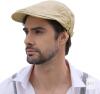 New O/S Men's Men 100% Cotton Newsboy Cap Timeless Elegance, Classic Flat Hat, Stylish Boina, Fashionable Headwear