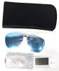 New IGNAEF Polarized Clip on Sunglasses Over Prescription Glasses UV400 Protection, Mirror Blue X0044B1PEH - 2