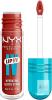 New NYX Professional Makeup Lip IV Hydrating Gloss Stain, Lip Gloss, Infused with VITAMINS & COCONUT WATER, Up to 12HR Hydration, High Pigment, Wet Shine Finish, Shade: Burst That Tang!