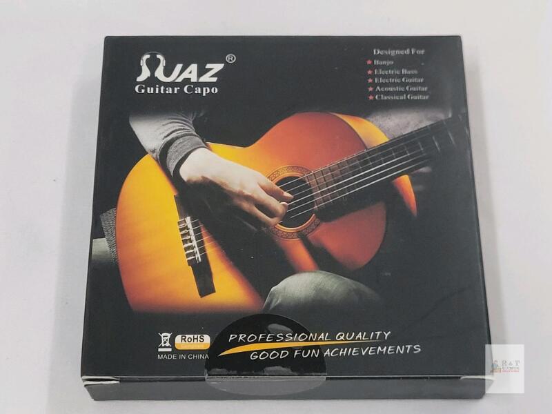New - Guitar Capo Black Trigger Style Capo Acoustic Electric Guitar Banjo Picks