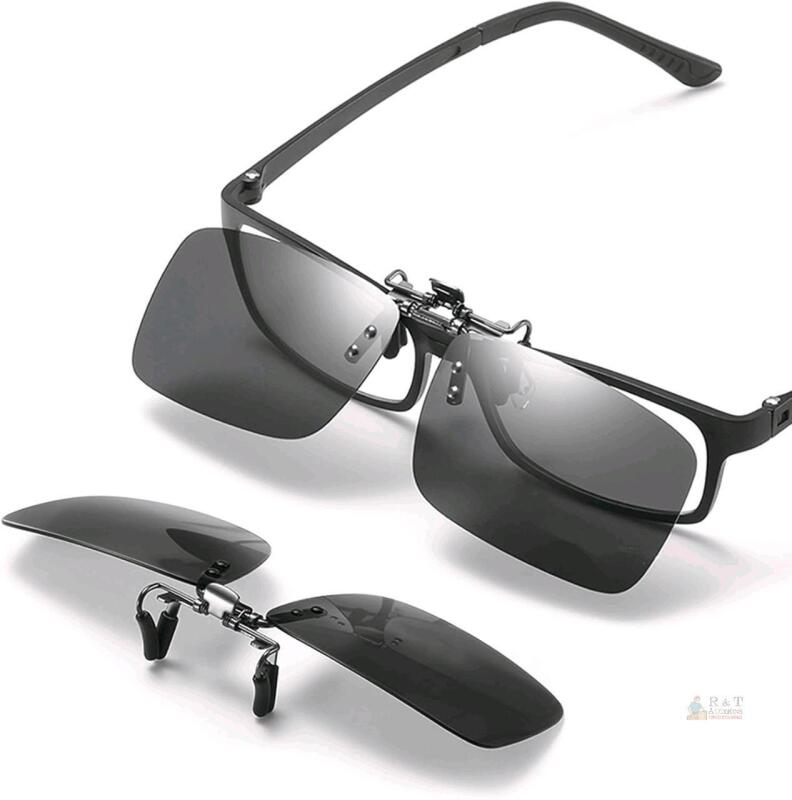 New Trysee Polarized Clip on Sunglasses Over Prescription Glasses Anti-Glare UV400 for Men Women Driving Travelling Outdoor X0044BA2MX